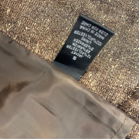 BCX Brown Herringbone Tweed Blazer Jacket | Size Small - Picture 7 of 8